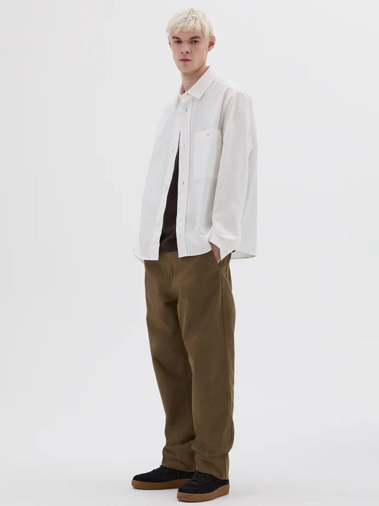 MHL Overall Texture Shirt in Off White