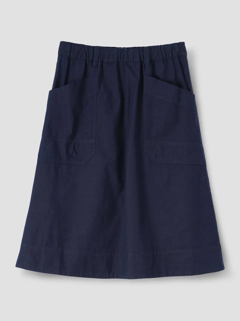 MHL Patch Pocket Skirt in Blue