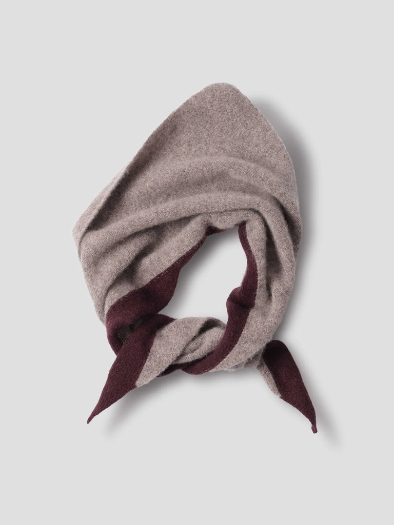 MHL Tipped Scout Scarf in Pebble Mahogany