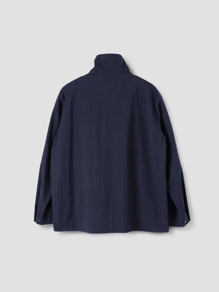 MHL Stand Collar Anorak in Navy