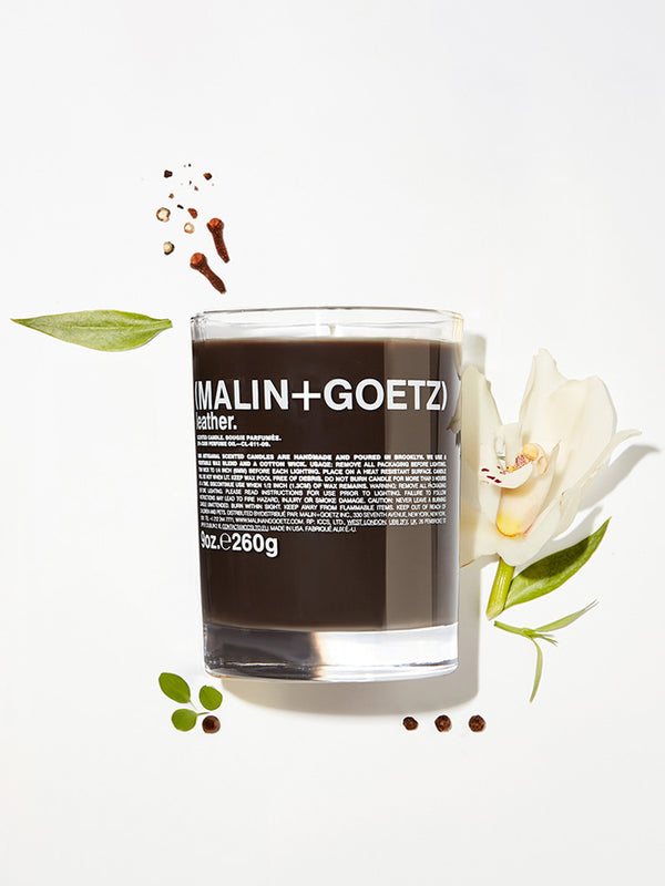 Malin + Goetz Leather Candle