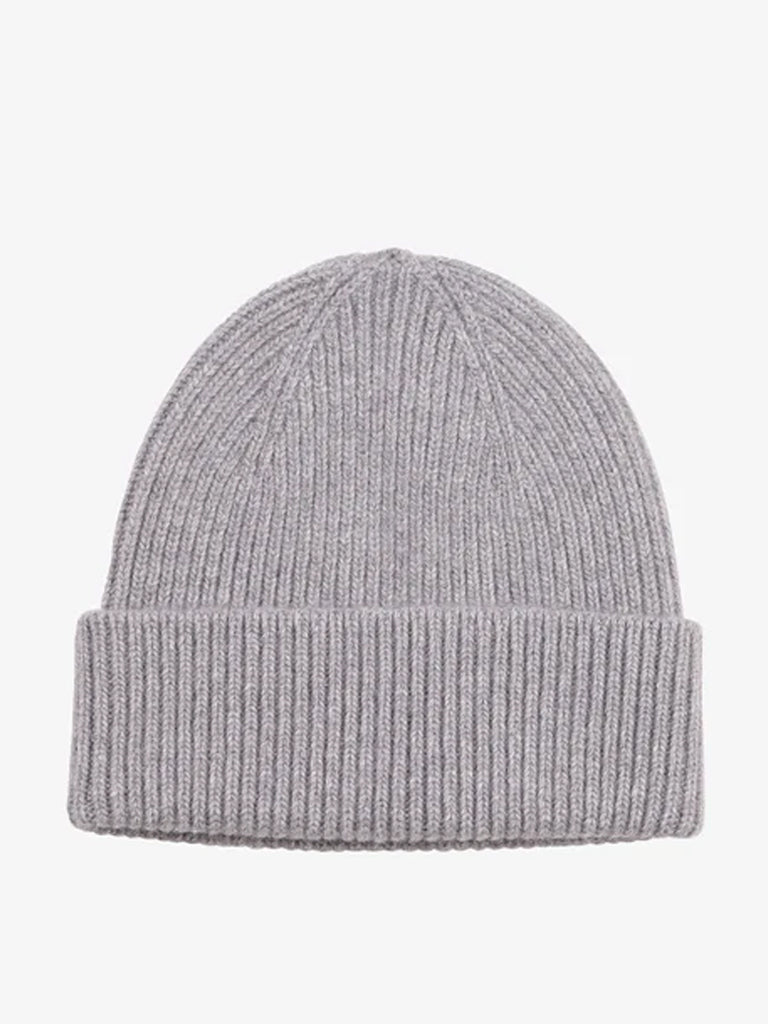 Colorful Standard Merino Wool Beanie in Heather Grey