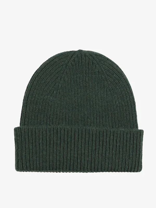 Colorful Standard Merino Wool Beanie in Hunter Green