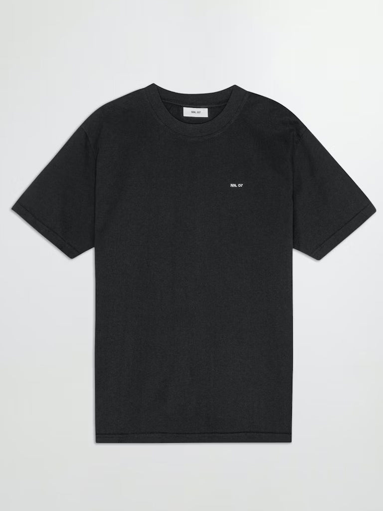 NN07 Adam Emb T-Shirt in Black