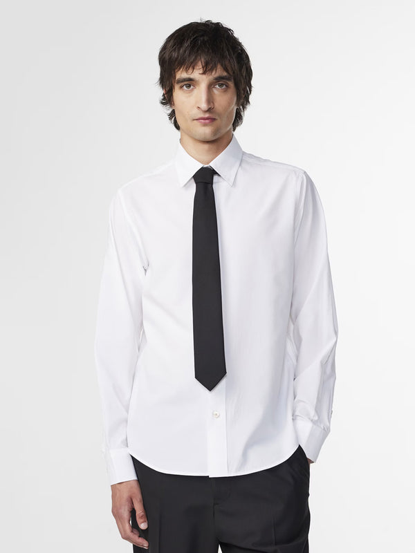 NN07 Colby Poplin Shirt in White