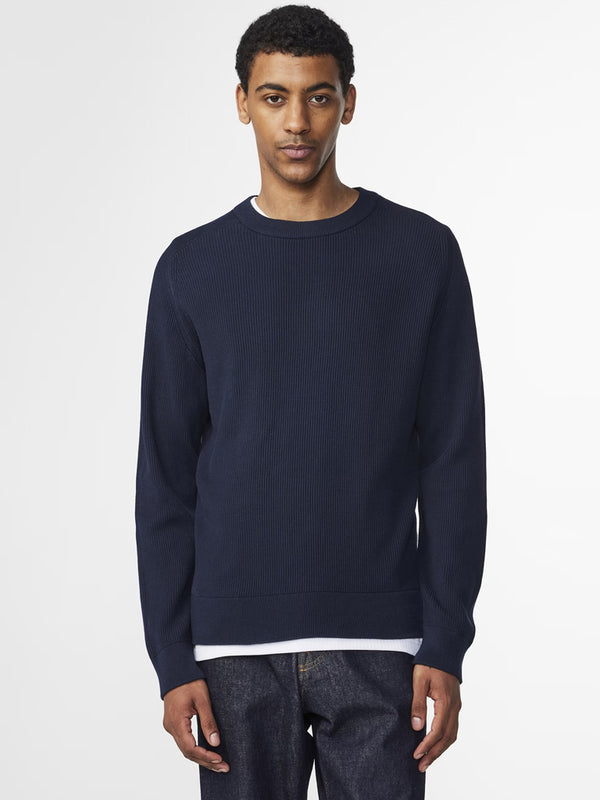 NN07 Kevin Sweater in Navy Blue