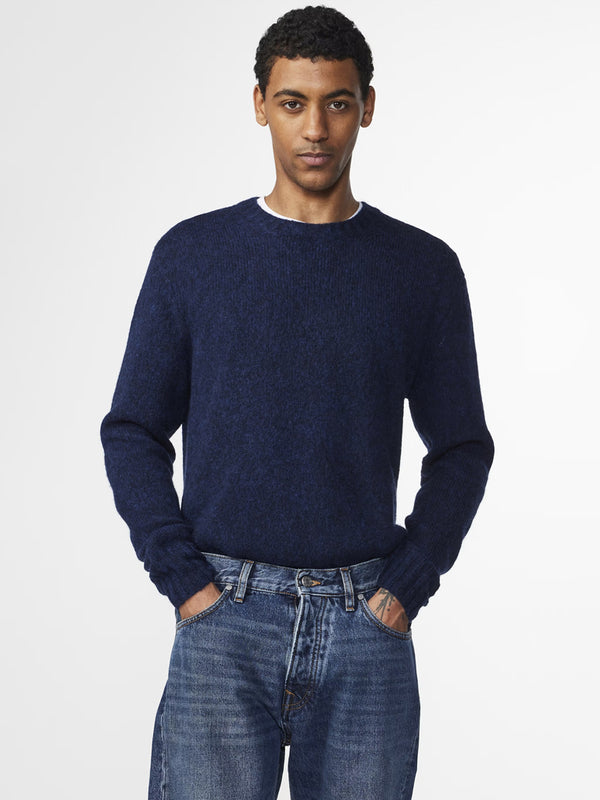 NN07 Lee Sweater in Navy Blue