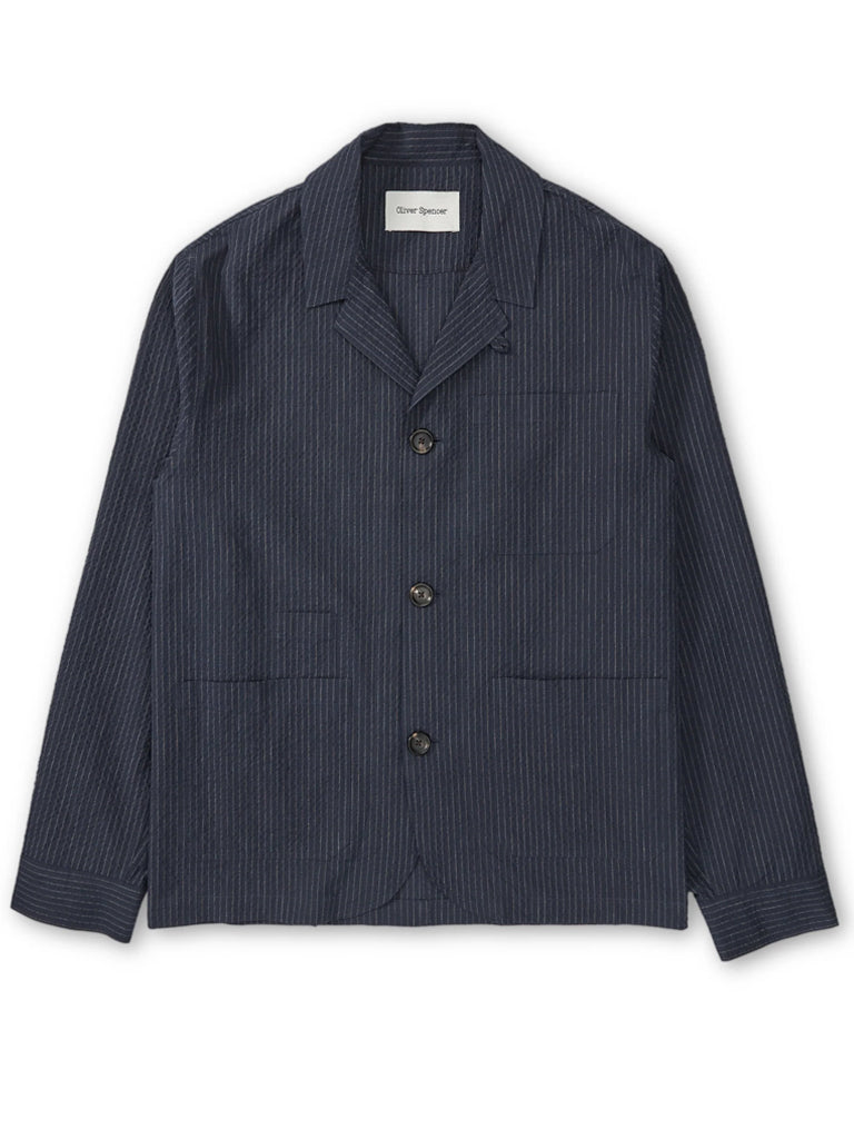 Oliver Spencer Bradwell Jacket in Granville Navy