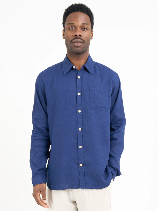 Oliver Spencer NY Special Shirt in Bridford Navy