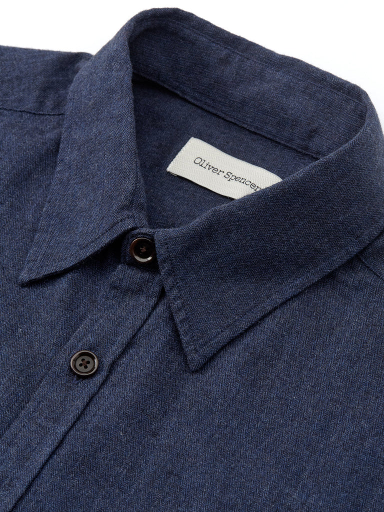 Oliver Spencer NY Special Shirt in Wyatt Navy