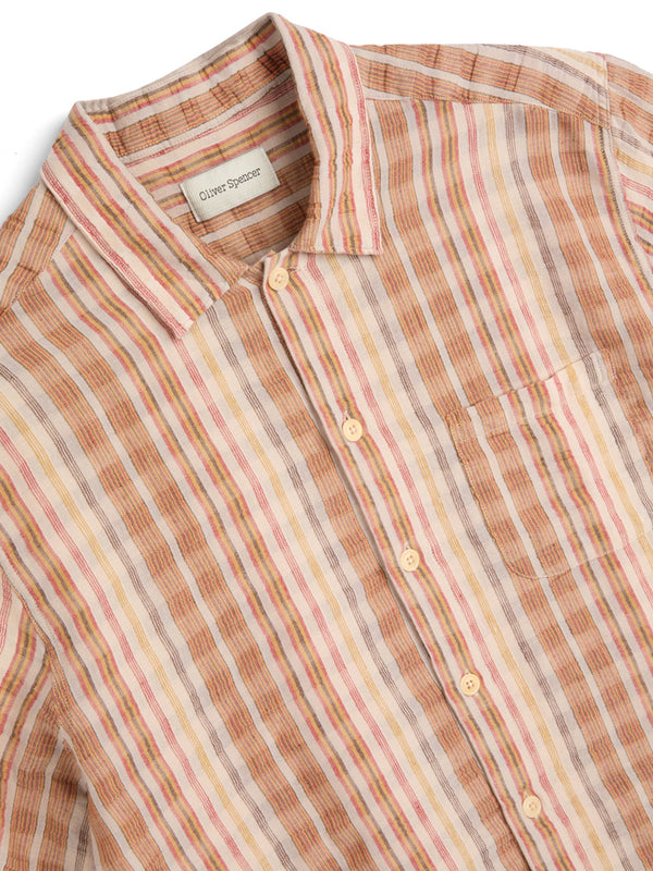 Oliver Spencer Riviera Shirt in Brightwell Multi