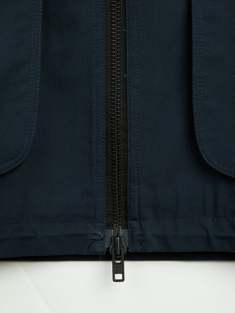 Oliver Spencer Salcombe Hooded Jacket in Hyde Navy