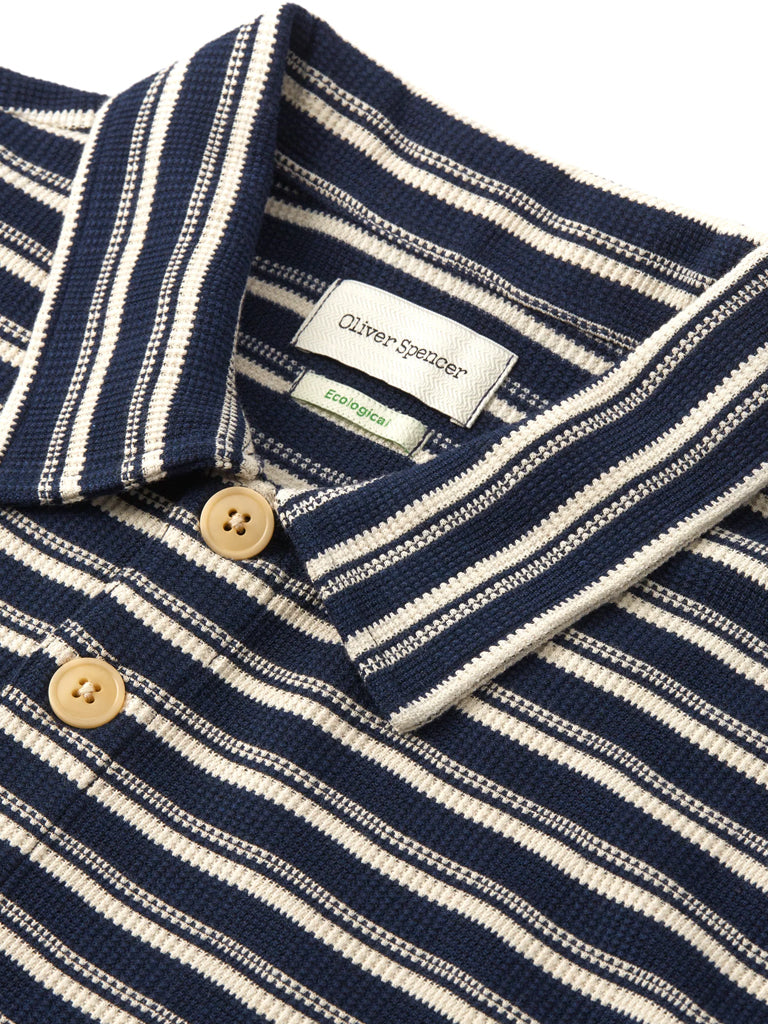 Oliver Spencer Tabley Polo Shirt in Braemar Navy