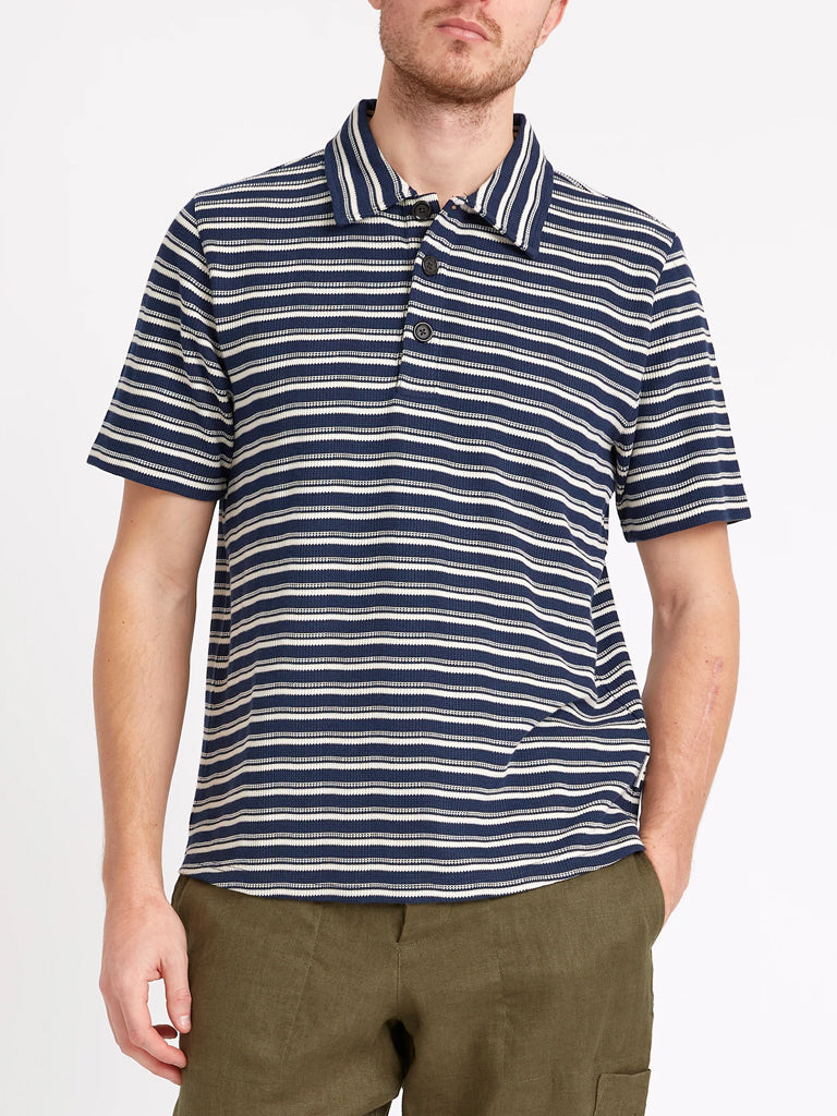 Oliver Spencer Tabley Polo Shirt in Braemar Navy