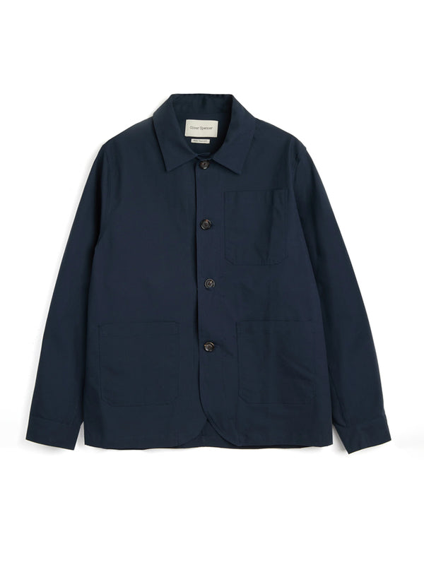 Oliver Spencer Woodbury Jacket in Hyde Navy