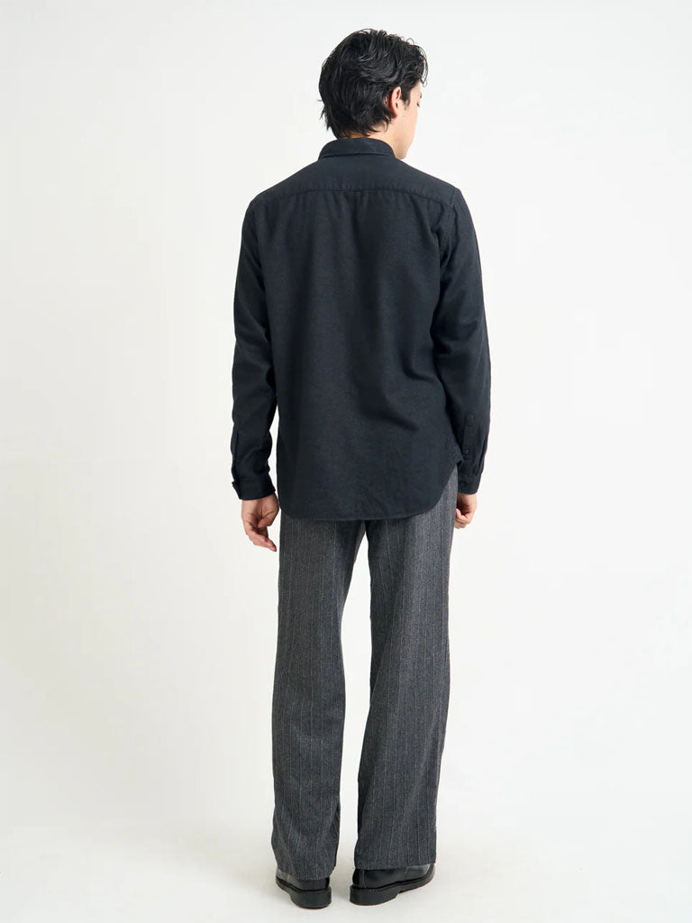 Oliver Spencer Brook Shirt in Holloway Charcoal