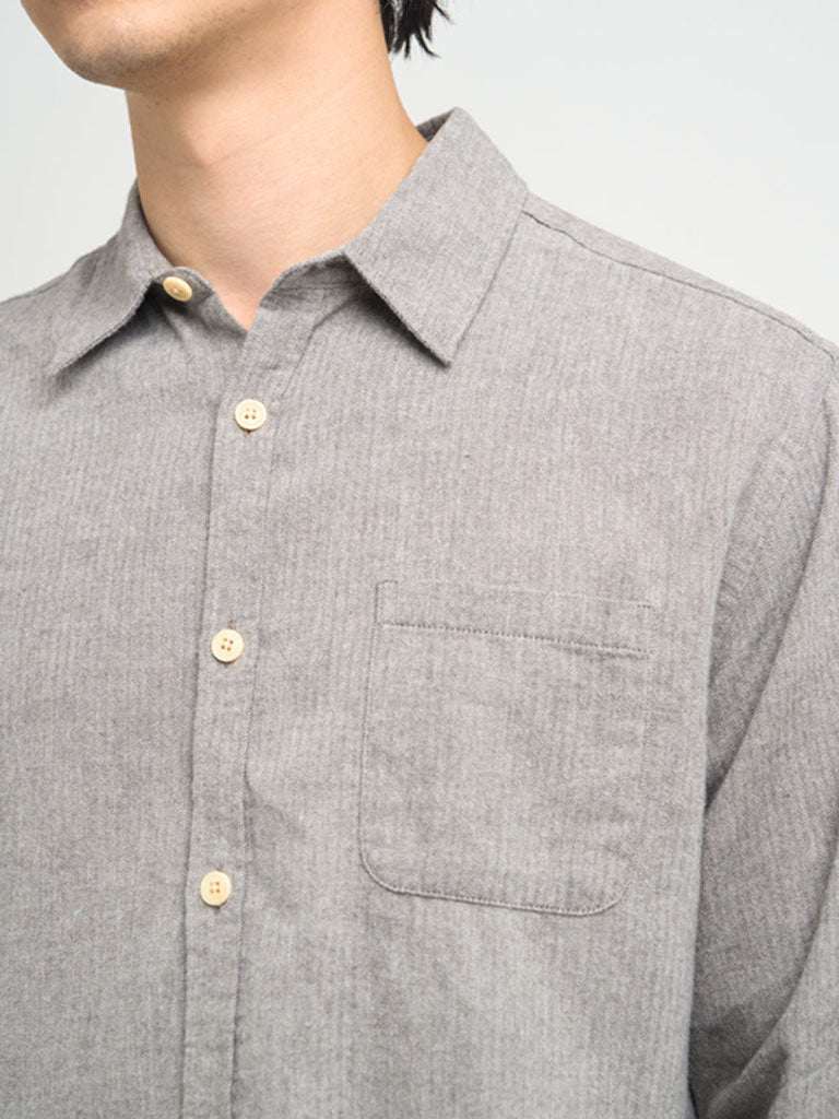 Oliver Spencer NY Special Shirt in Welford Grey