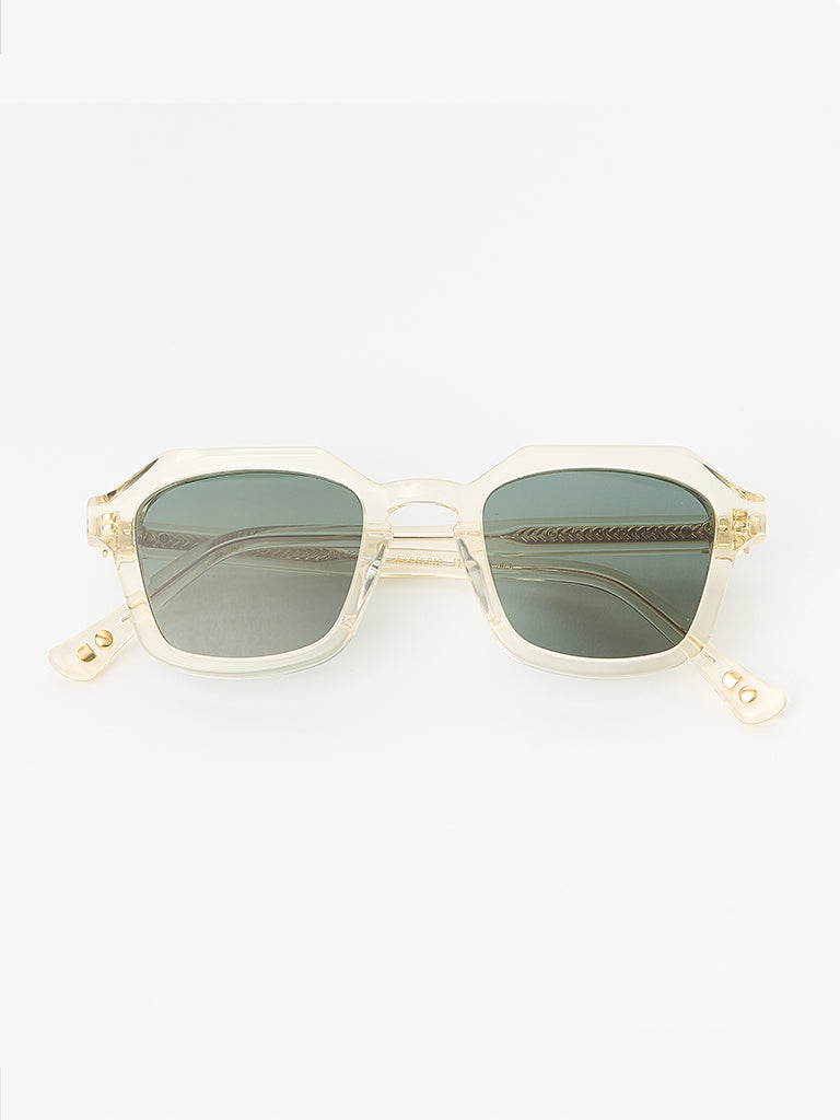 Oscar Deen Diego Sunglasses in Champagne/Green