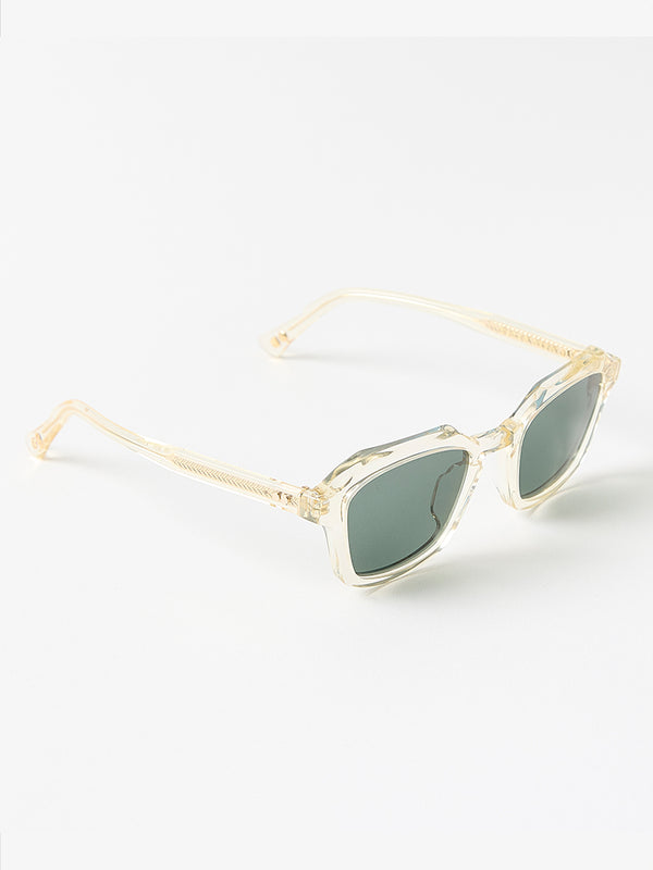 Oscar Deen Diego Sunglasses in Champagne/Green