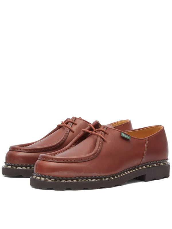 Paraboot Michael Shoe in Lisse Marron