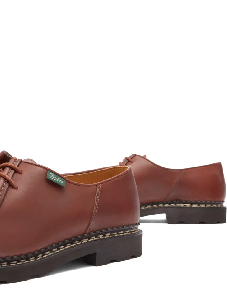 Paraboot Michael Shoe in Lisse Marron