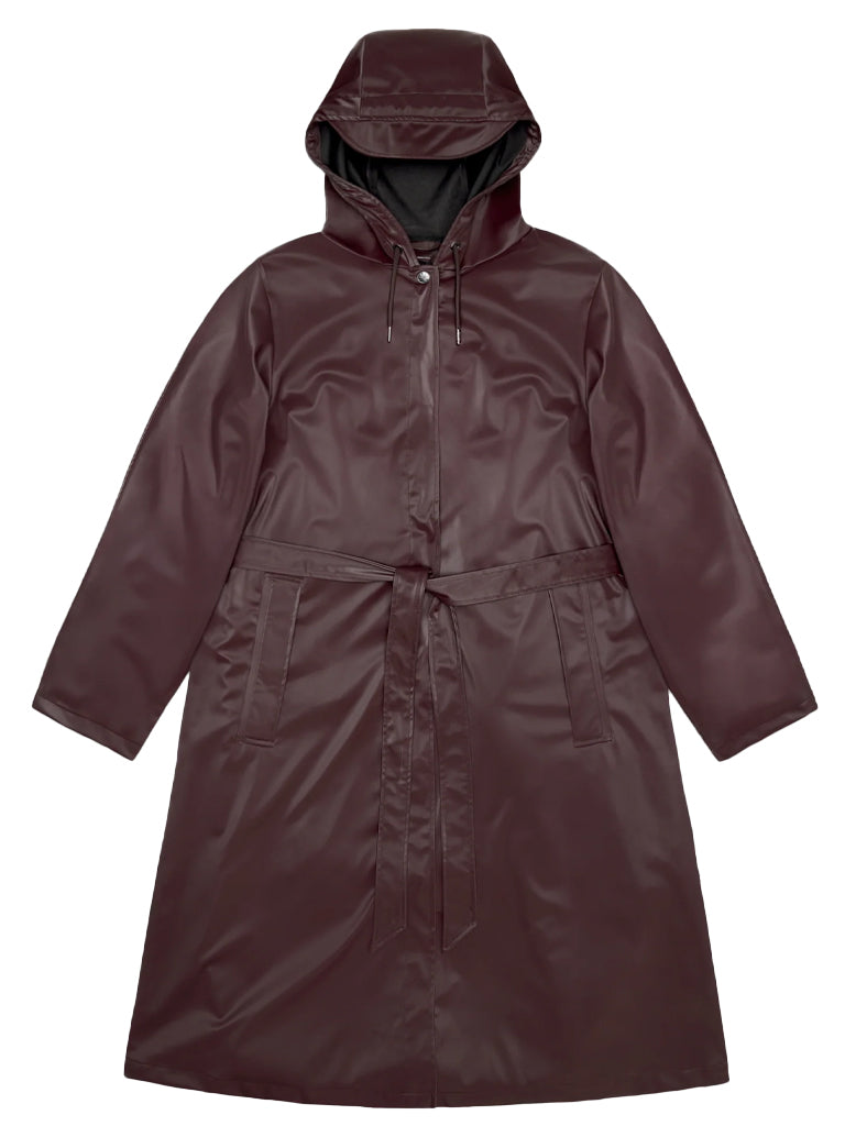 Rains A-Line Longer Jacket in Depth
