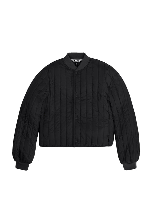 Rains Banja Liner Bomber Jacket in Black