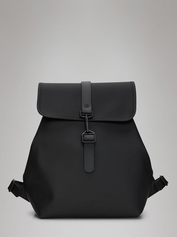 Rains Bucket Backpack in Black