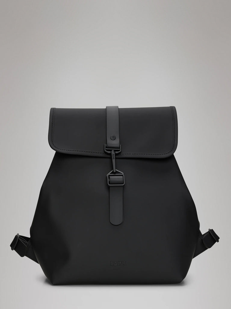 Rains Bucket Backpack in Black