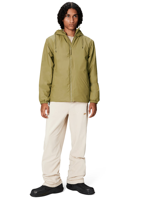 Rains Lohja Insulated Jacket in Khaki