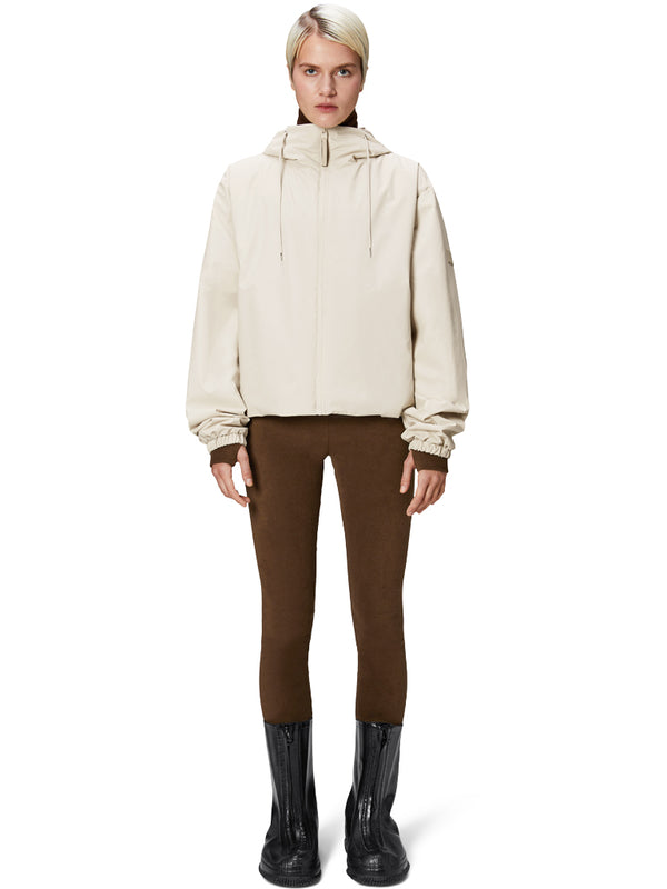 Rains Lohja Short Jacket in Dune