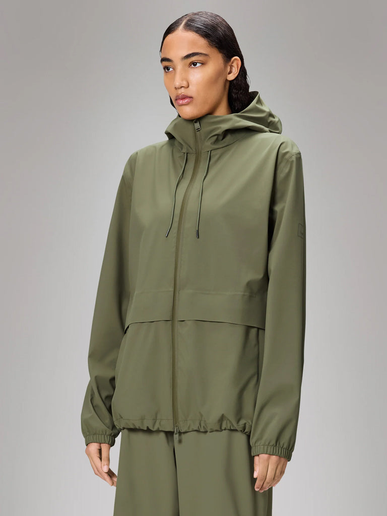 Rains Suva Hardshell Jacket in Marsh