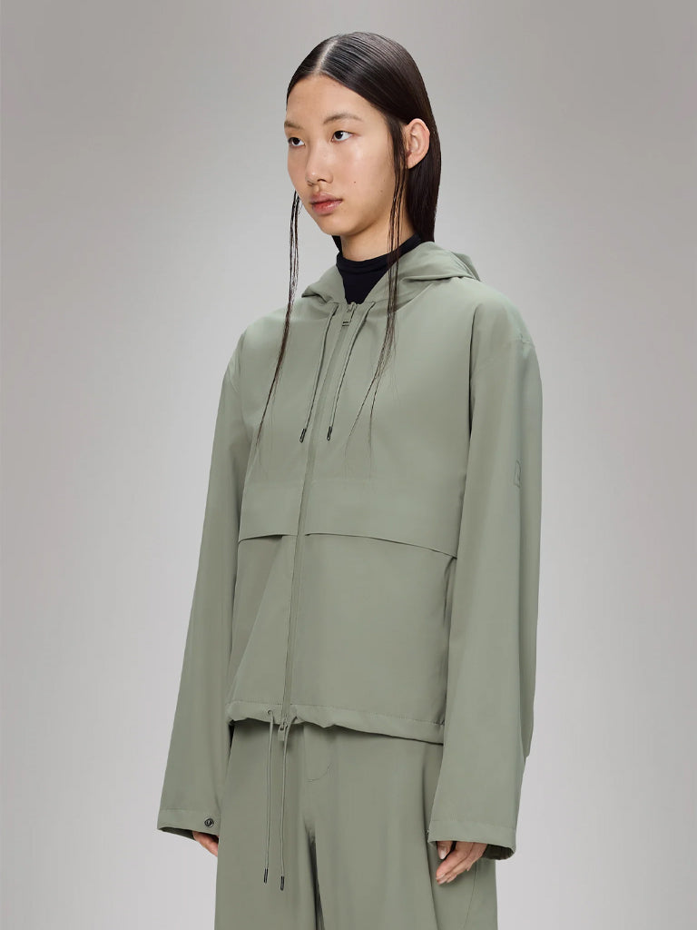Rains Suva Hardshell Short Jacket in Drift