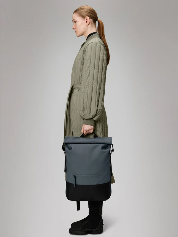Rains Trail Rolltop Bag in Lagoon