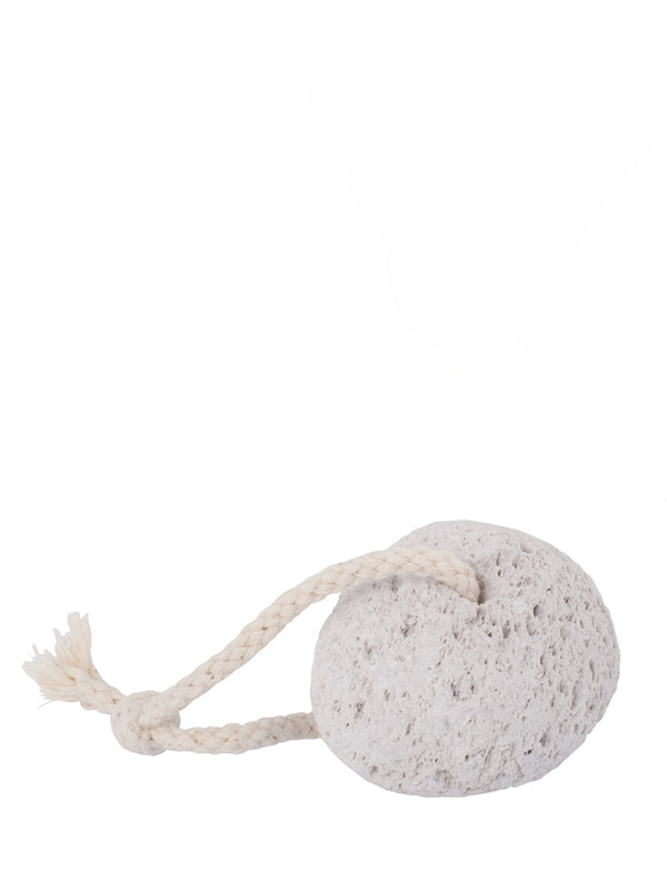 Redecker Pumice Stone with Strap in White