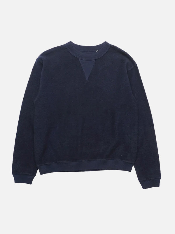 Sunray Hina Reverse Fleece Sweat in Dark Navy