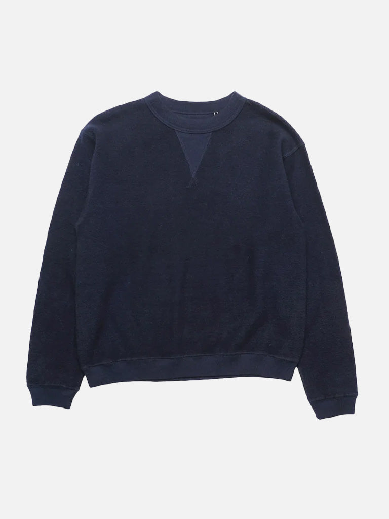 Sunray Hina Reverse Fleece Sweat in Dark Navy