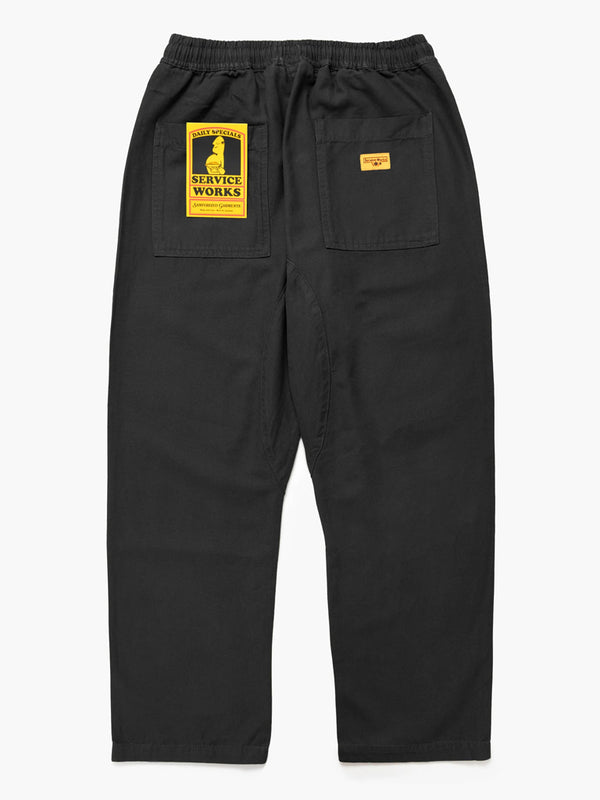 Service Works Canvas Chef Pants in Black