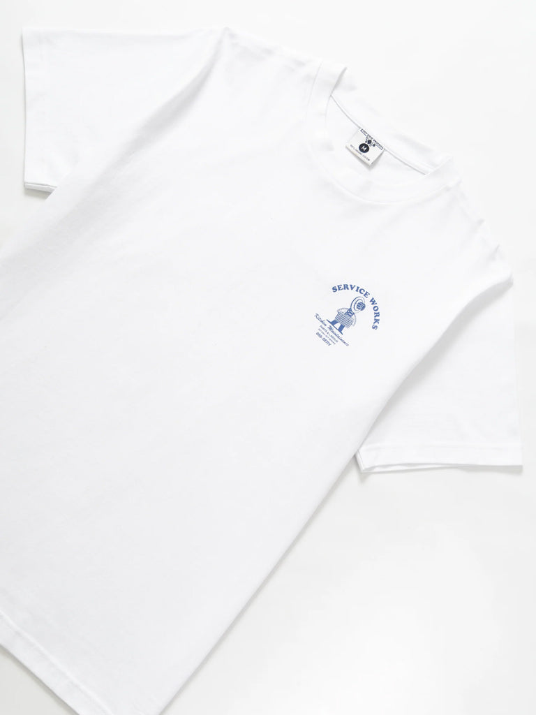 Service Works Maintenance Tee in White