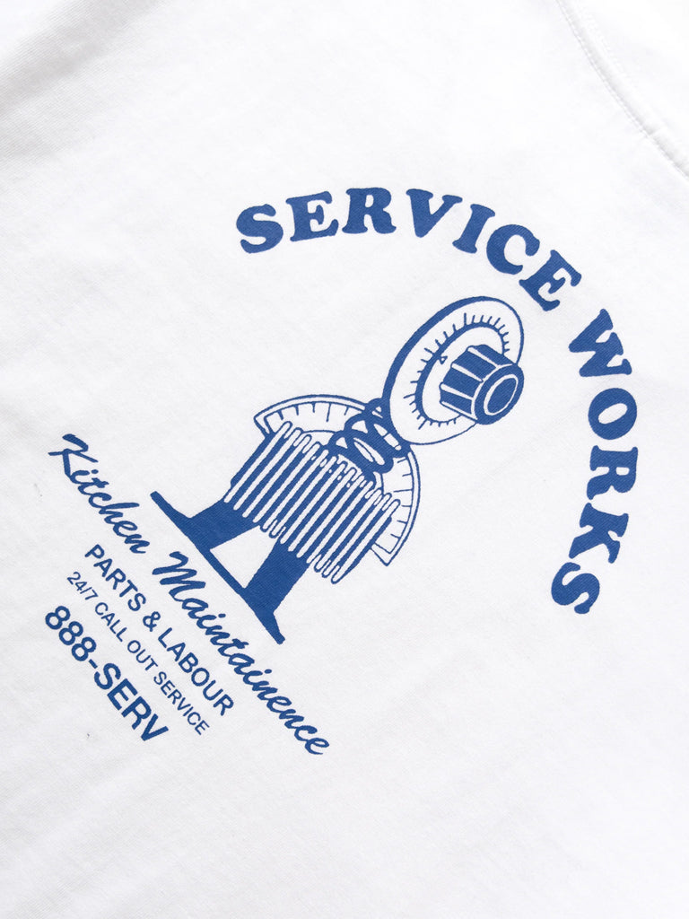 Service Works Maintenance Tee in White