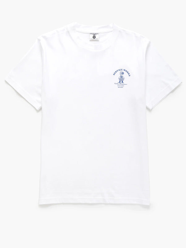 Service Works Maintenance Tee in White