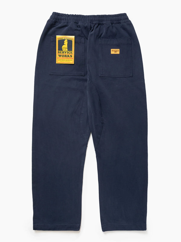 Service Works Moleskin Chef Pants in Dark Navy