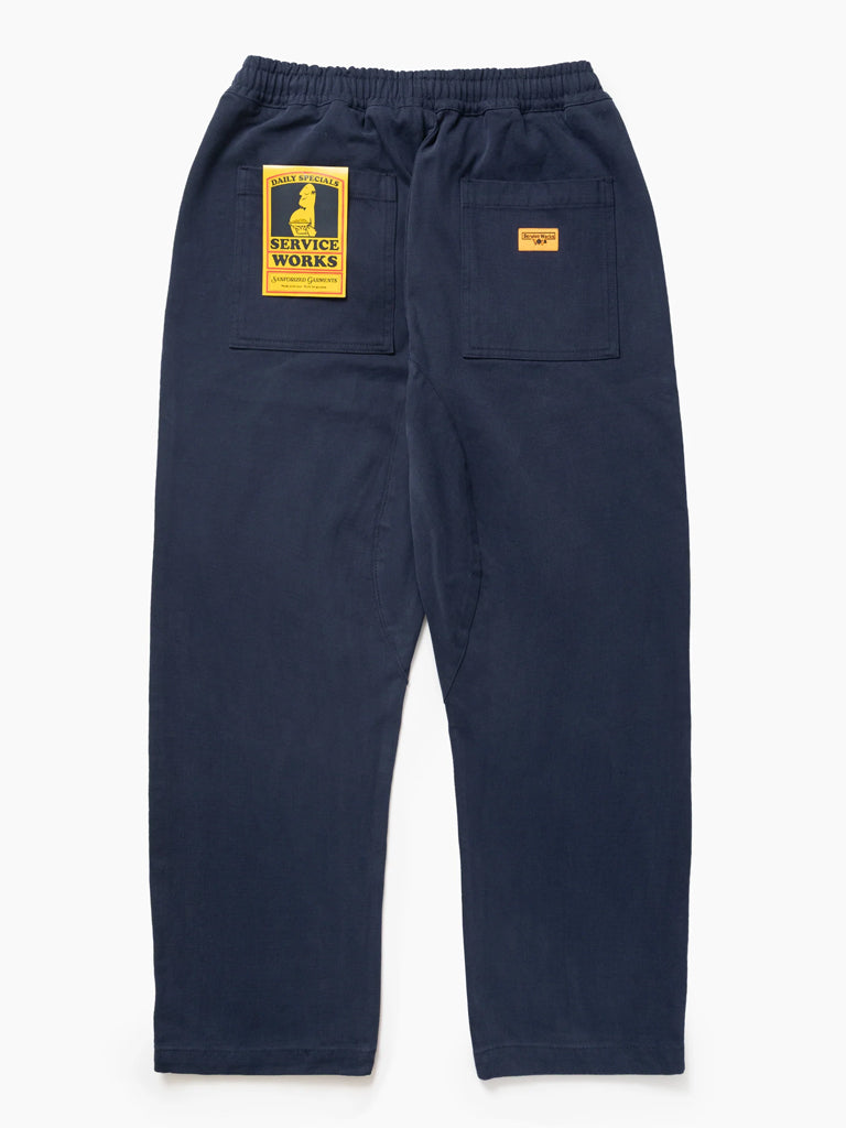 Service Works Moleskin Chef Pants in Dark Navy