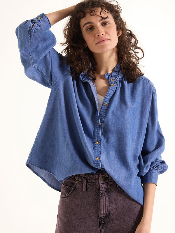 Sacrécoeur Soline Shirt in Azure