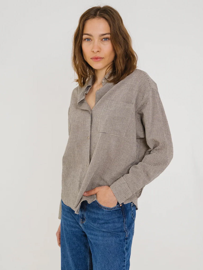 Sacrécoeur Elisa Shirt in Black Natural