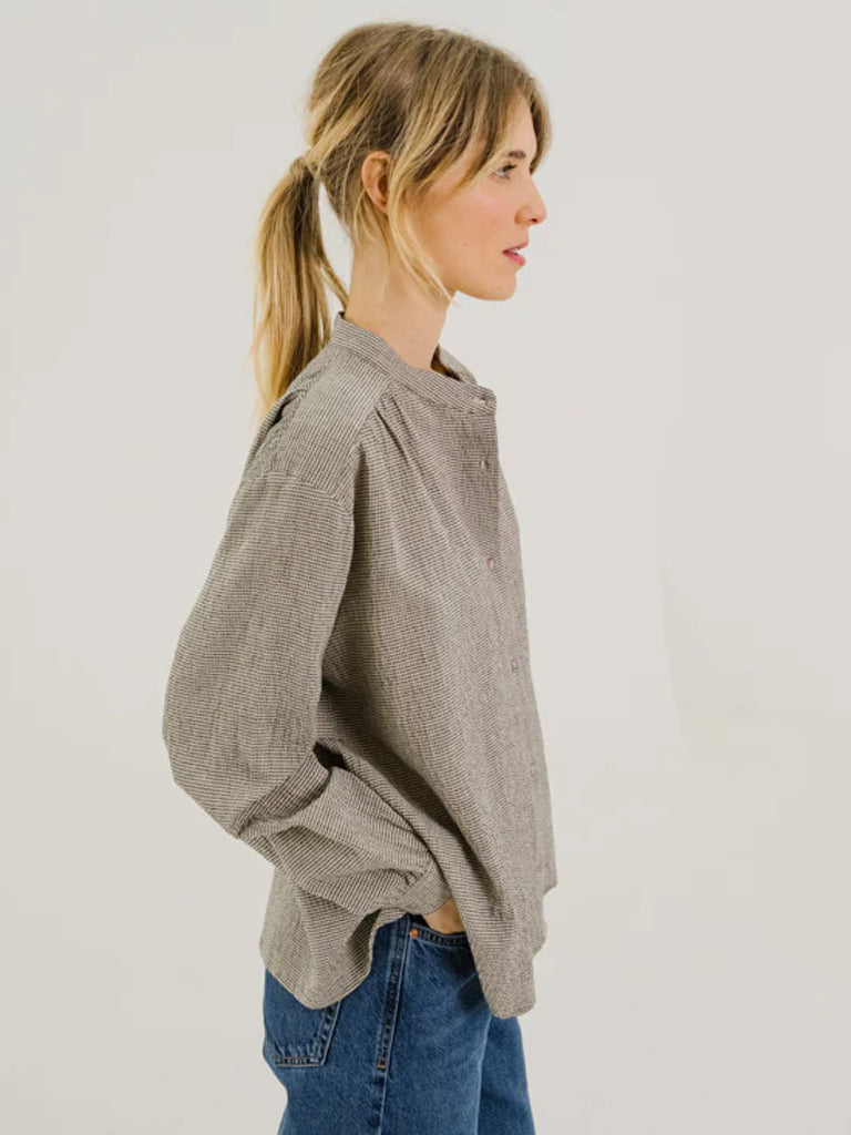 Sacrécoeur Ella Shirt in Black Natural