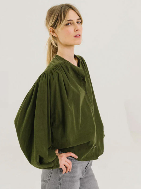 Sacrécoeur Giannaita Shirt in Algae