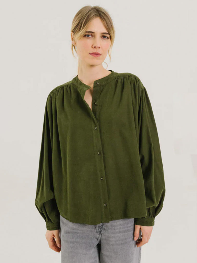 Sacrécoeur Giannaita Shirt in Algae