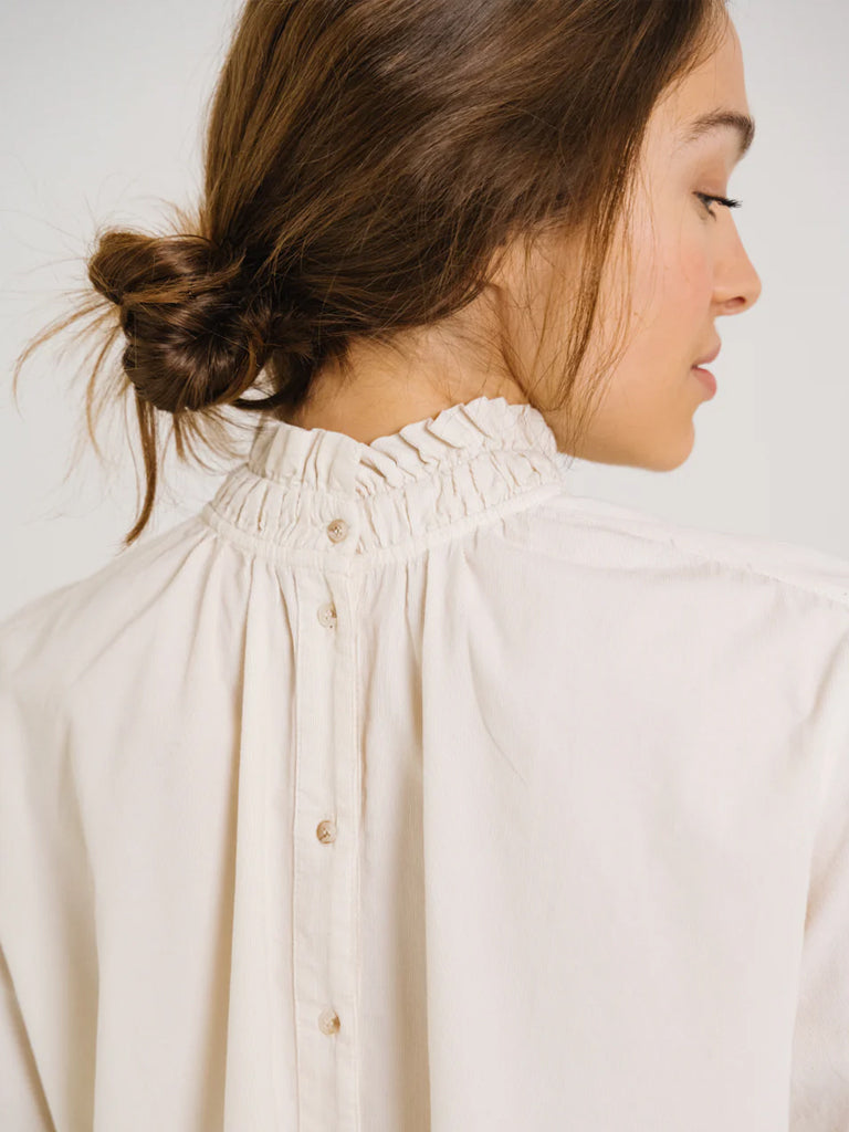 Sacrécoeur Soline Cord Shirt in Snow