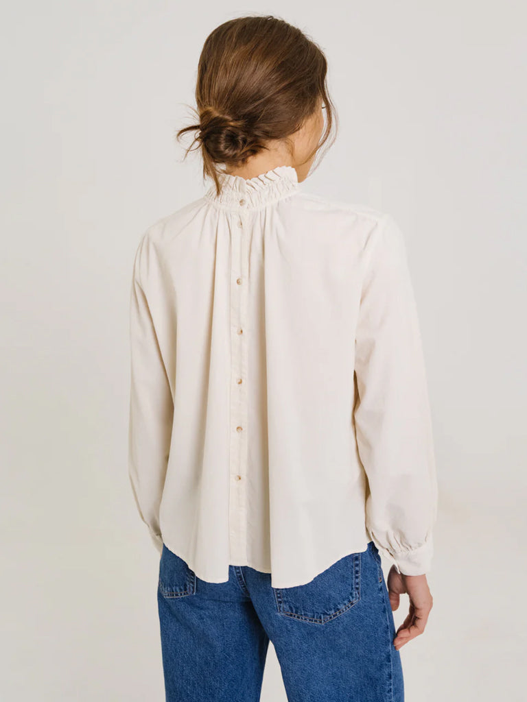 Sacrécoeur Soline Cord Shirt in Snow